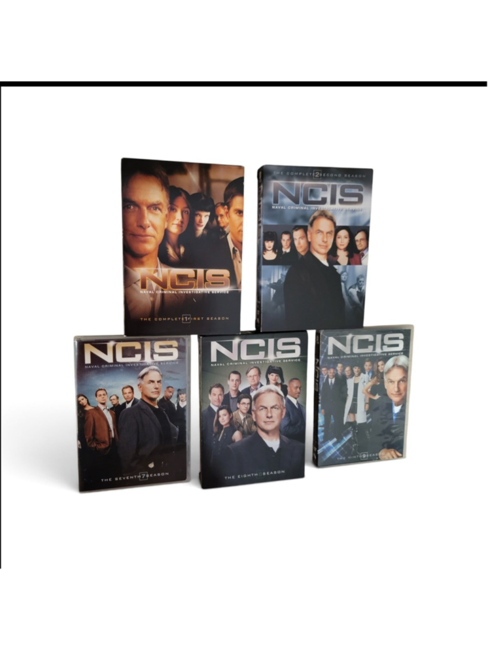 NCIS DVD Box Set Lot Complete Seasons 1, 2, 7, 8, 9 Mark Harmon TV Drama